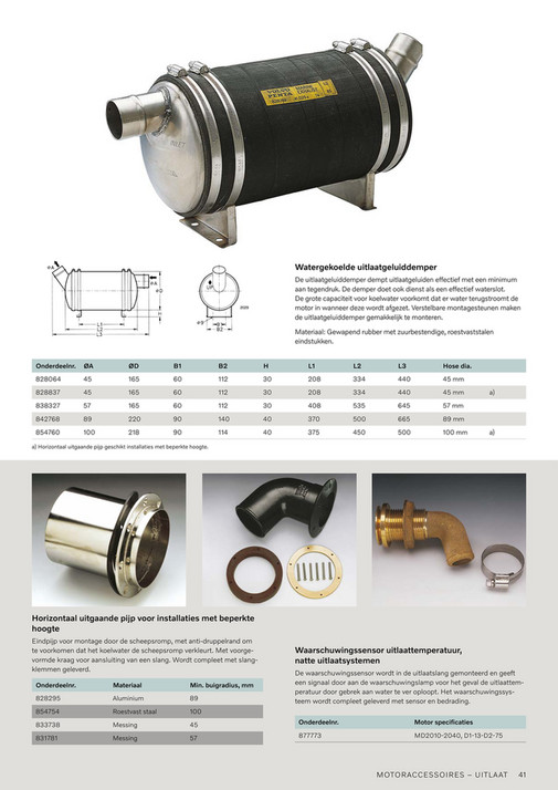 Volvo Penta Accessoires & onderdelen catalogus - Page 42-43